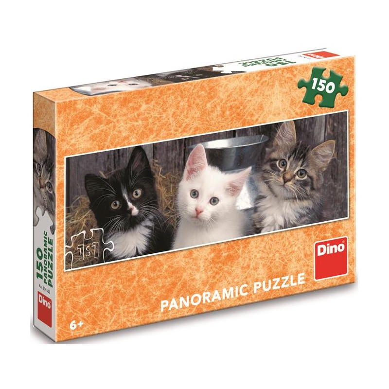 Dino panoramic puzzle 150 pcs Kitten