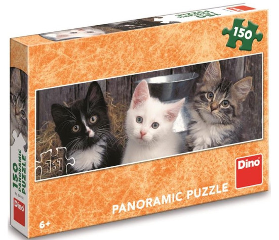 Dino panoramic puzzle 150 pcs Kitten