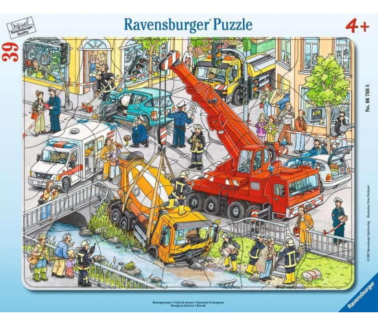 Ravensburger suur plaatpusle 39 tk Päästeoperatsioon