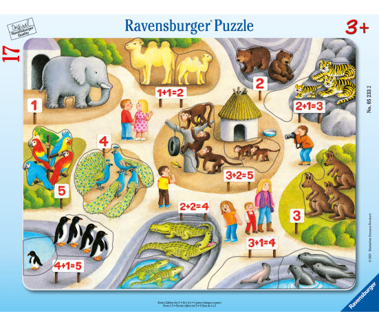 Ravensburger Frame Puzzle 17 pc Reading 5