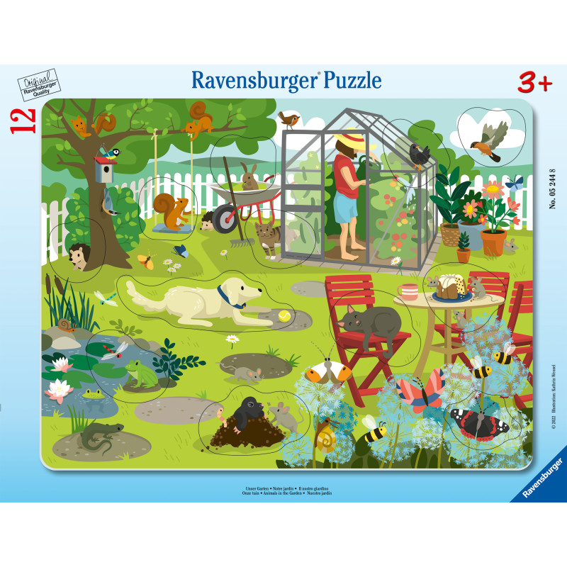 Ravensburger Frame Puzzle 12 pc Our Garden