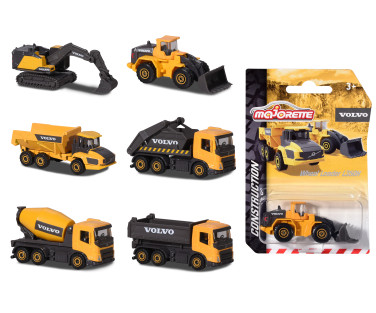 Majorette Volvo Construction Vehicle 6 Different