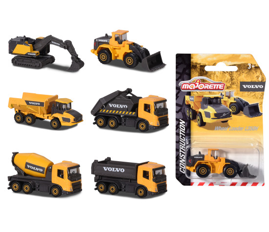 Majorette Volvo Construction Vehicle 6 Different