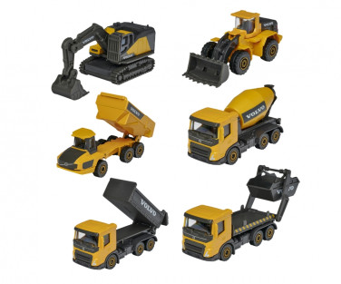 Majorette Volvo Construction Vehicle 6 Different