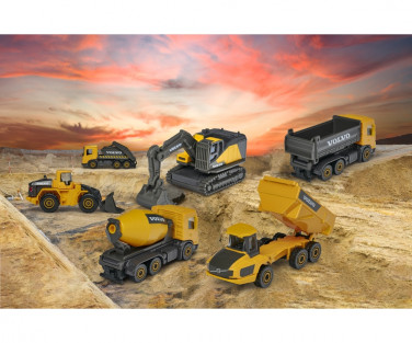 Majorette Volvo Construction Vehicle 6 Different