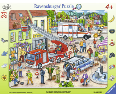 Ravensburger Frame Puzzle 24 pc Animal Ambulance