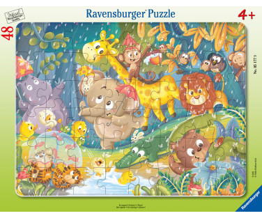 Ravensburger suur plaatpusle 48 tk Sajab vihma