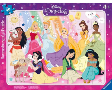 Ravensburger suur plaatpusle 40 tk Meie Disney printsessid