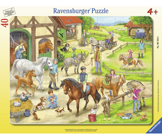 Ravensburger suur plaatpusle 40 tk Ratsabaas