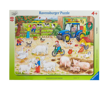 Ravensburger Frame Puzzle 40 pc In a big Farm