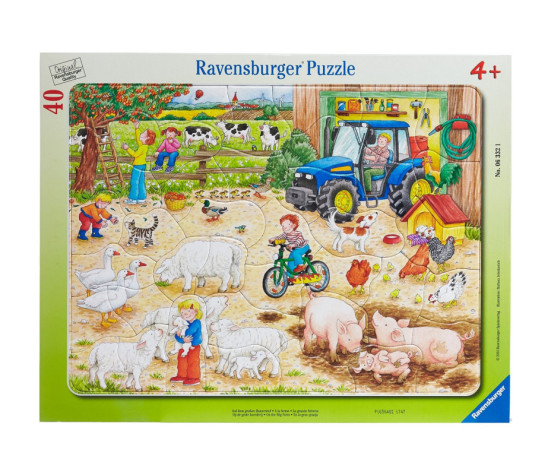 Ravensburger suur plaatpusle 40 tk Suures farmis