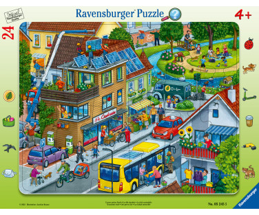 Ravensburger Frame Puzzle 24 pc Our village