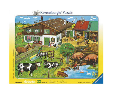 Ravensburger suur plaatpusle 33 tk Loomade perekonnad