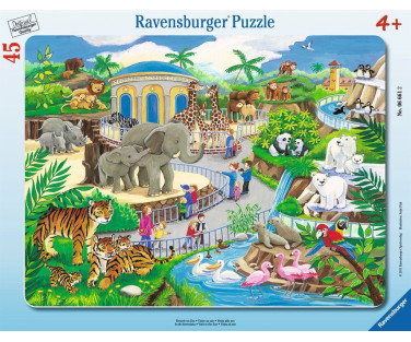 Ravensburger suur plaatpusle 39 tk Loomaaed