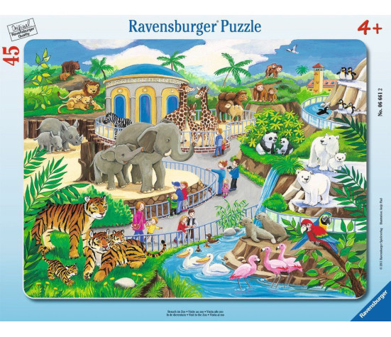 Ravensburger suur plaatpusle 39 tk Loomaaed