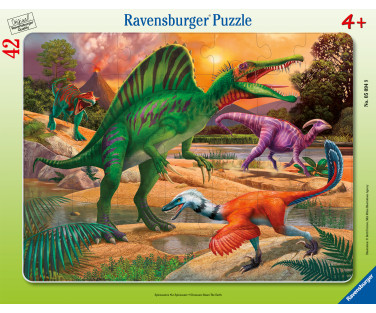 Ravensburger suur plaatpusle 42 tk Dinosaurus