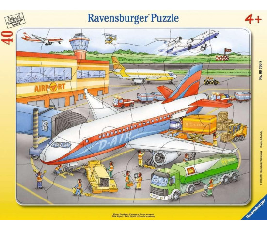 Ravensburger plaatpusle 40 tk Väike Lennujaam