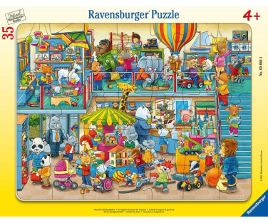 Ravensburger suur plaatpusle 35 tk Loomade mänguasjapood