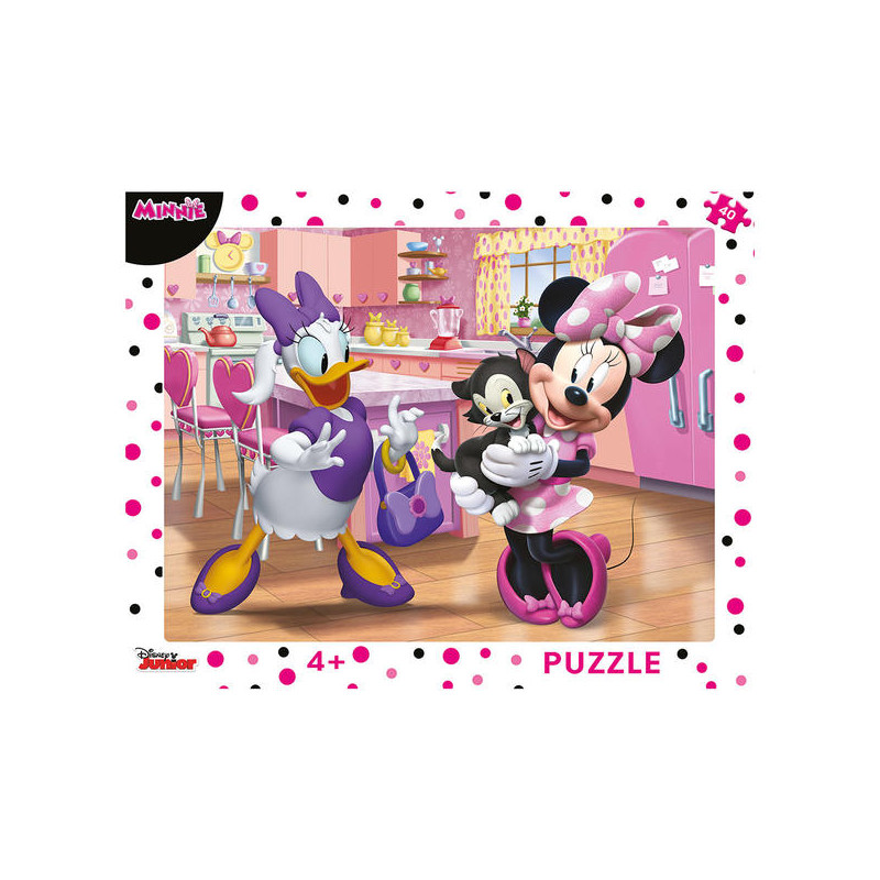 Dino Frame Puzzle 40 pc, Disney Pink Minnie