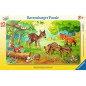 Ravensburger Small Frame Puzzle 15 pc Cute Wild Animals