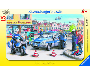 Ravensburger Small Frame Puzzle 15 pc Police