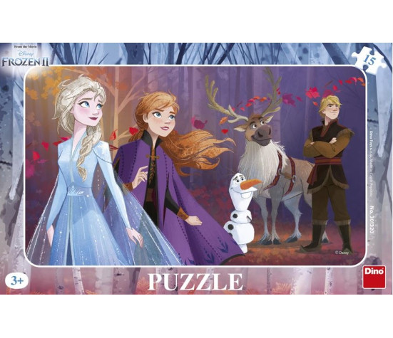 Dino Frame Puzzle 15 pc, Disney Frozen