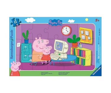 Ravensburger Frame Puzzle 15 pc Peppa the Pig