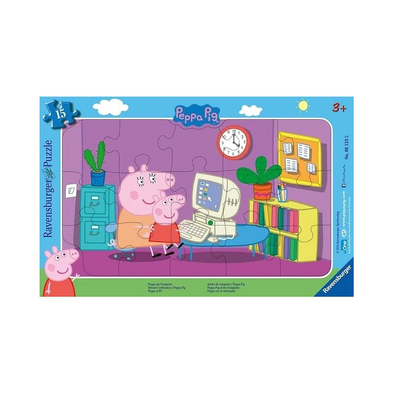 Ravensburger Frame Puzzle 15 pc Peppa the Pig