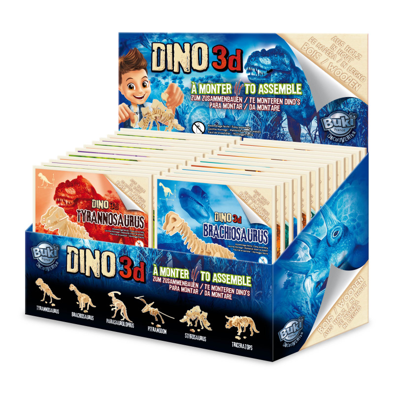 Buki 3D Wooden Dinos