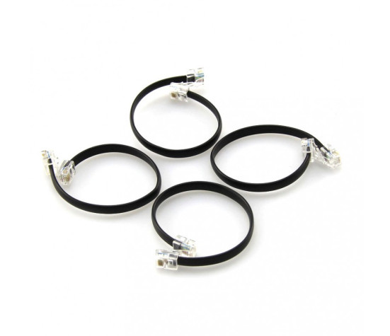 Makeblock 6P6C RJ25 cable-20cm(4-Pack)