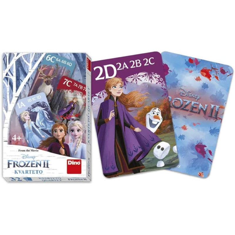 Dino playing cards Quartet Frozen II