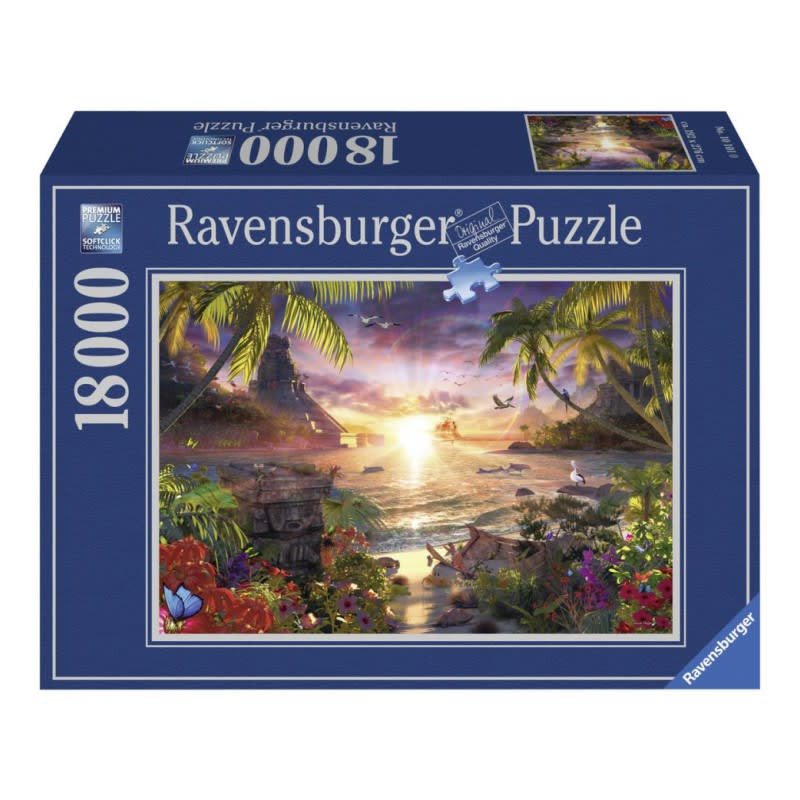 Ravensburger pusle 18000 tk Paradiisi päikeseloojang