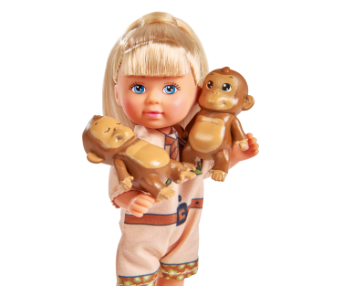 Simba Evi Doll With Monkeys