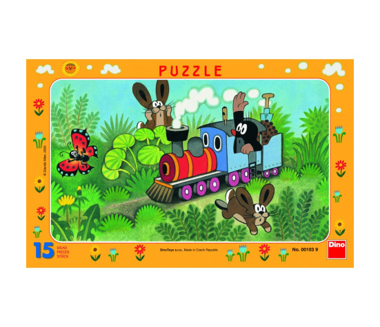 Dino Frame Puzzle 15 pc small