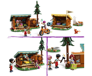 LEGO Friends Seikluslaagri mugavad majakesed