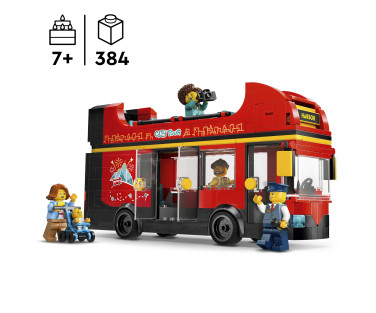 LEGO City Red Double-Decker Sightseeing Bus