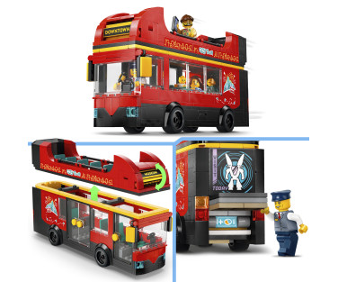 LEGO City Red Double-Decker Sightseeing Bus