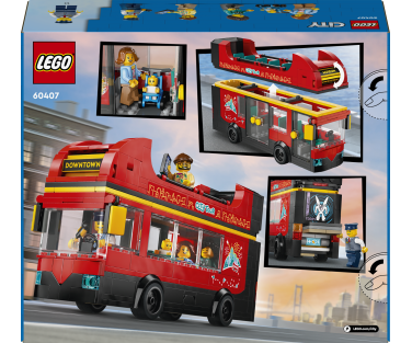 LEGO City Punane kahekordne turistibuss