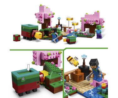 LEGO Minecraft The Cherry Blossom Garden