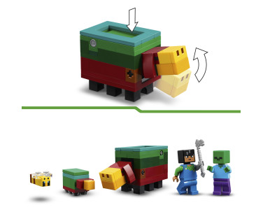 LEGO Minecraft Kirsiõites aed