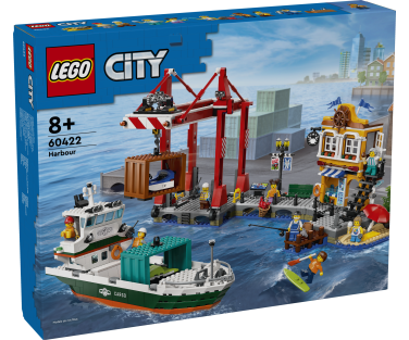 LEGO City Meresadam koos kaubalaevaga