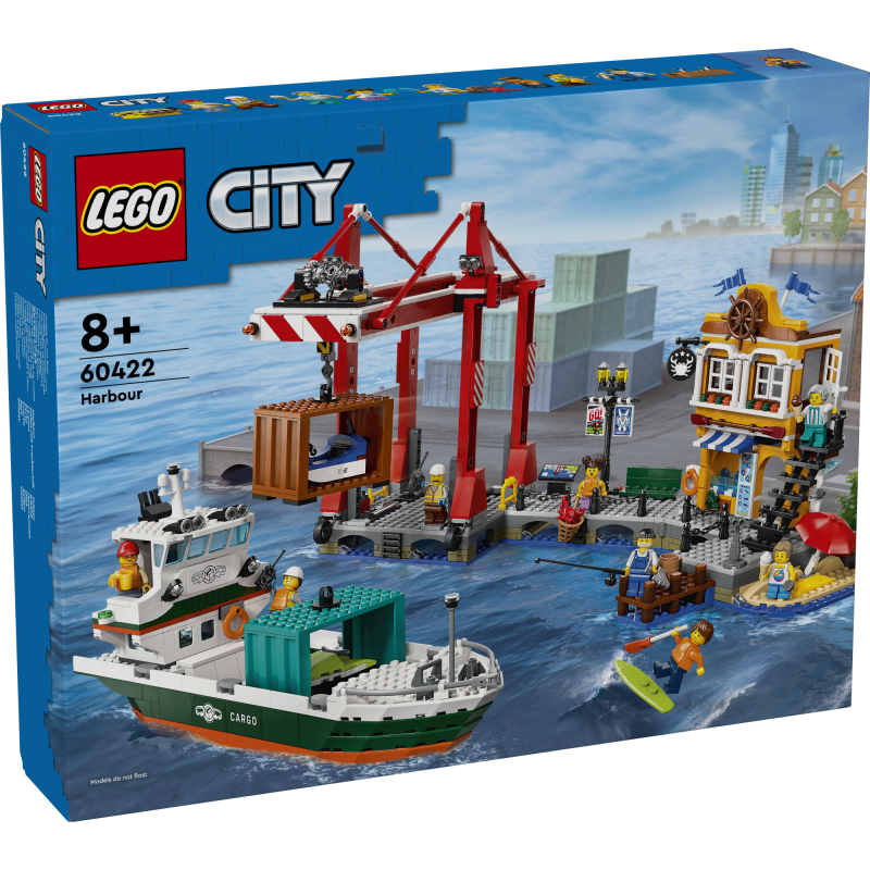 LEGO City Meresadam koos kaubalaevaga