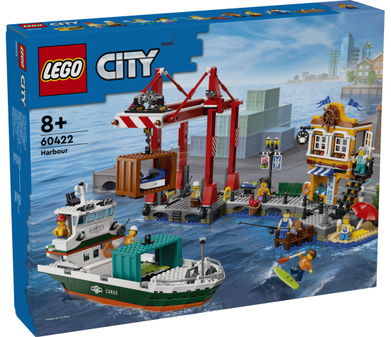 LEGO City Meresadam koos kaubalaevaga