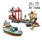 LEGO City Meresadam koos kaubalaevaga