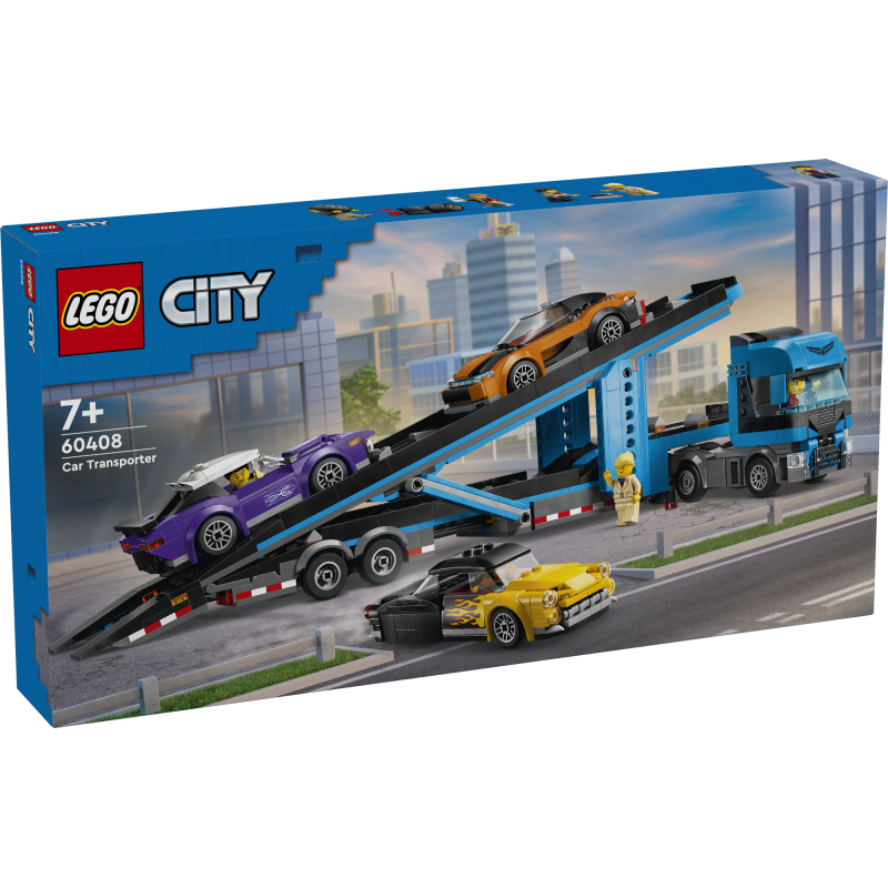 LEGO City Car Transporter Truck with Sports Cars