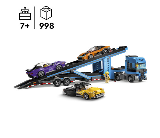 LEGO City Autoveok koos sportautodega