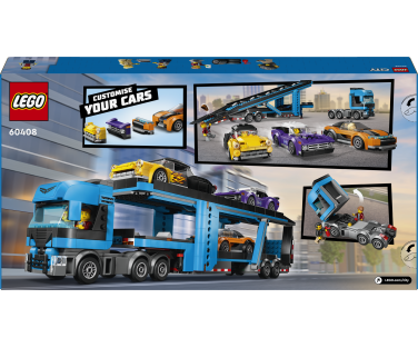 LEGO City Car Transporter Truck with Sports Cars