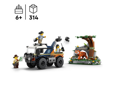LEGO City Džungliuurija maastur
