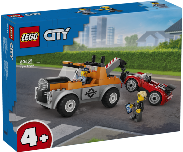 LEGO City Puksiirauto ja spordiauto parandus