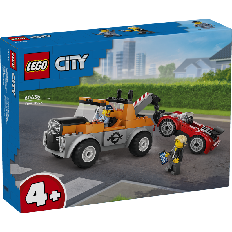 LEGO City Puksiirauto ja spordiauto parandus